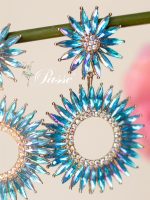 Aro strass celeste - tornasol