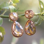 Aro strass dorado - borde strass