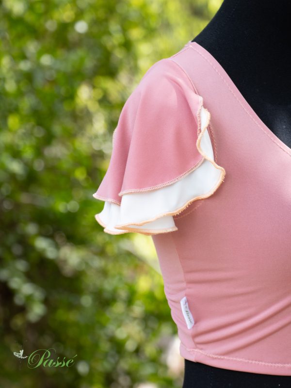 Top palo rosa detalle en hombro - Imagen 2