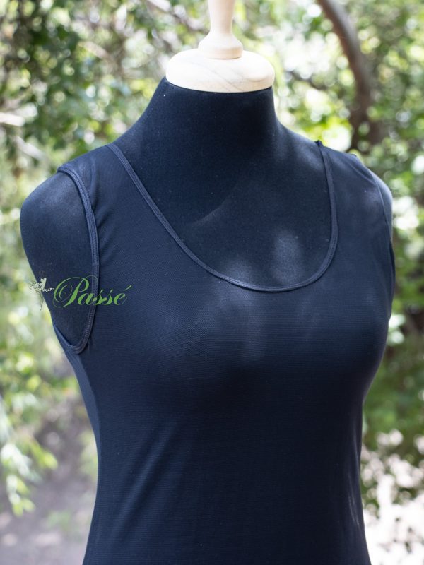 Vestido negro malla - Imagen 2