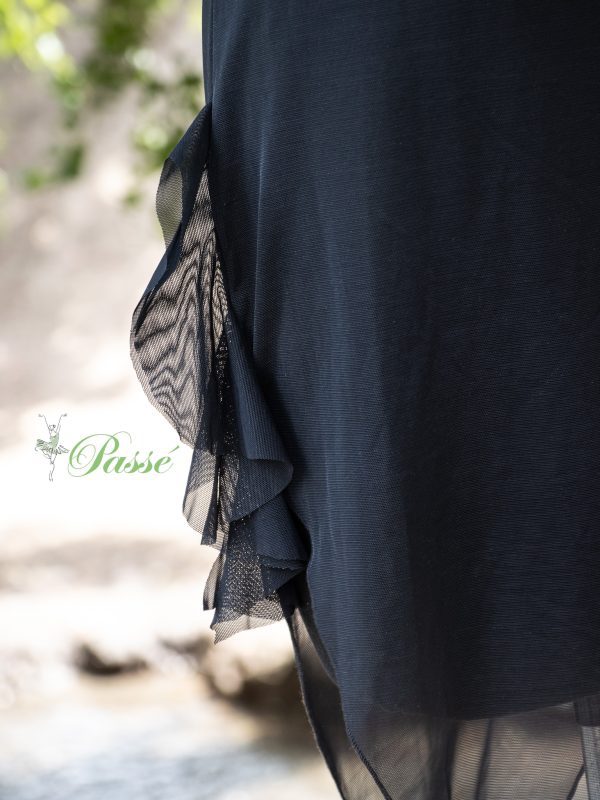 Vestido negro malla - Imagen 3