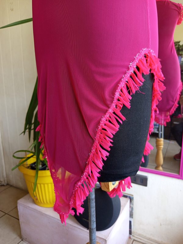 Vestido malla Fucsia - Imagen 4
