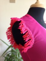 Vestido malla Fucsia - Imagen 2