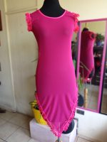 Vestido malla Fucsia
