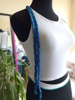 Top blanco con trenzado multicolor - Imagen 3