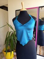 Top retro - turquesa oscuro