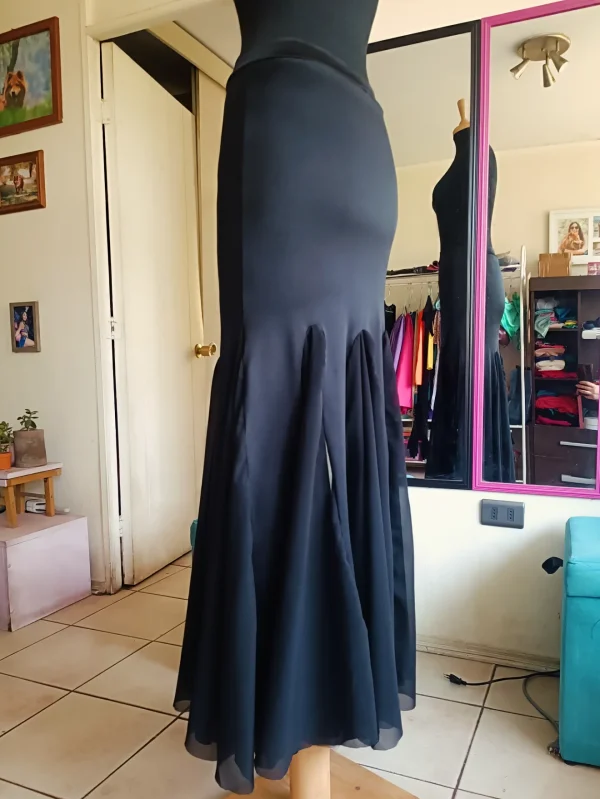 Falda sirena - negra - Imagen 2