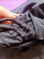 Falda negra con recogido - Imagen 2