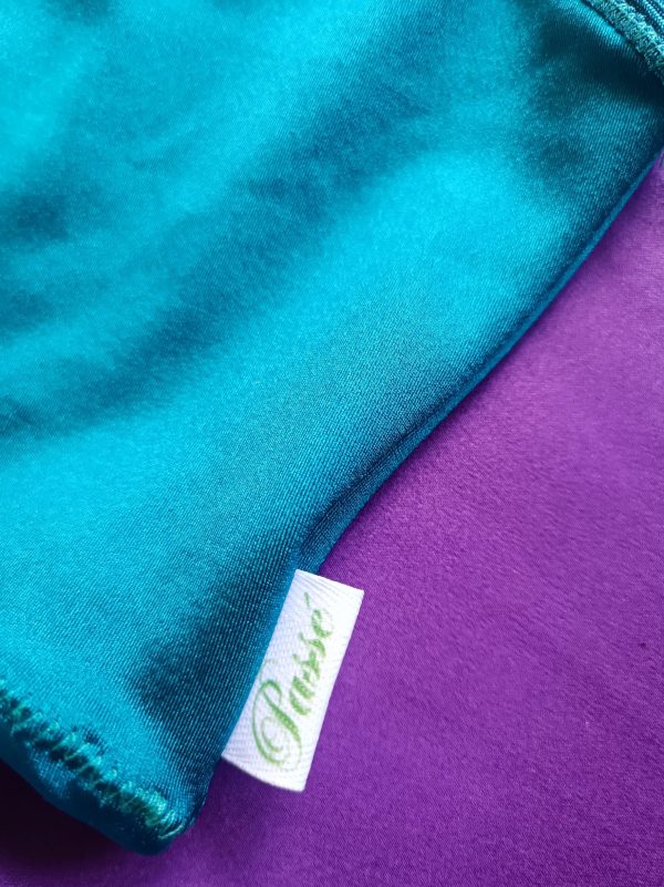 Top turquesa y mangas tornasol - Imagen 2