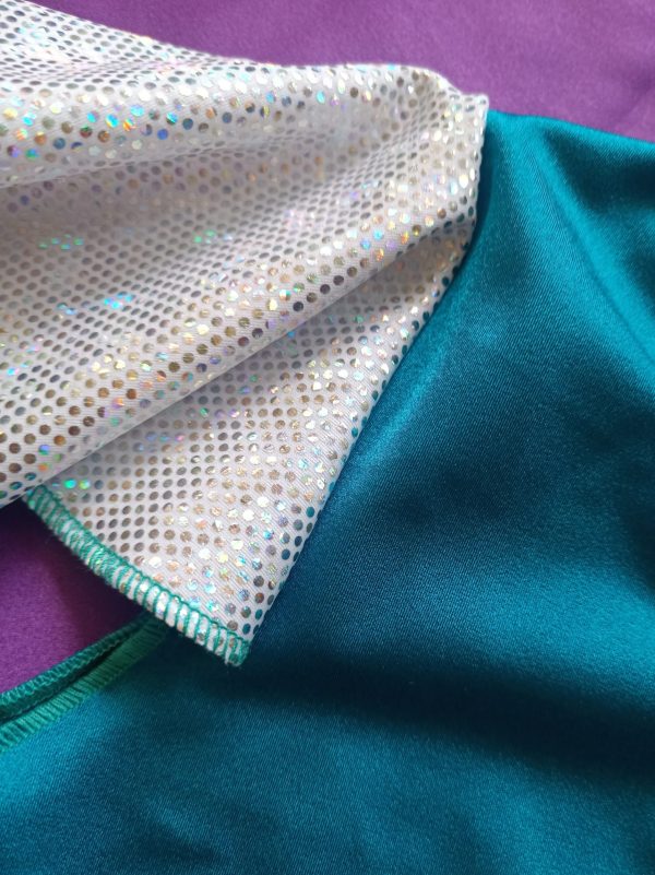 Top turquesa y mangas tornasol - Imagen 3