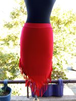 Falda en V con flequitos - Imagen 2